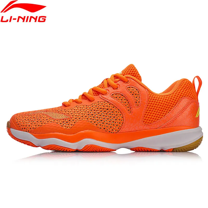 Li-Ning/мужские кроссовки RANGER II LITE-TD для тренировок по бадминтону; дышащие кроссовки с противоскользящей подкладкой; спортивная обувь; AYTN015 SAMJ18