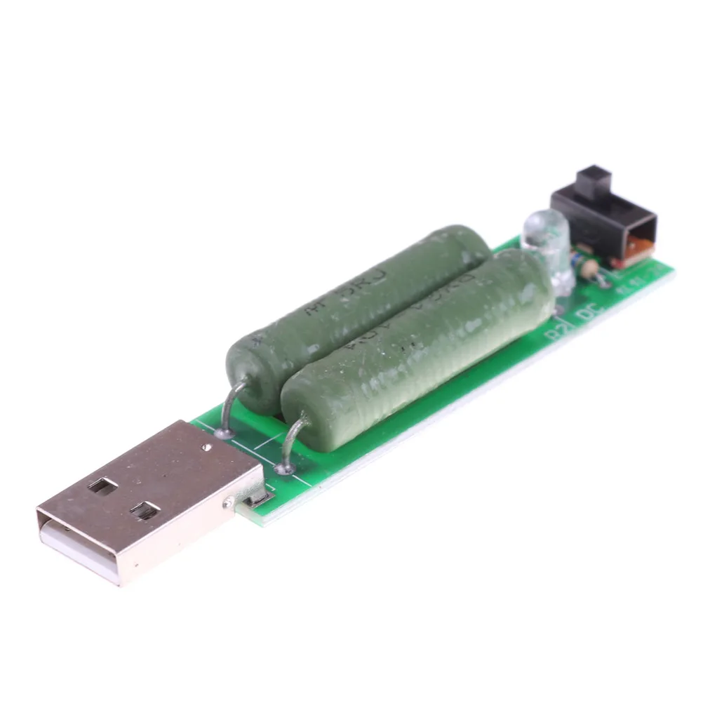 1 шт. USB резистор с выключателем 2 А 72 мм x 17 мм|Тестеры аккумуляторов| |