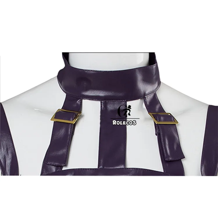 ROLECOS аниме JoJo Необычные Приключения Косплей Костюм Ghirga Narancia костюм для косплея фиолетового цвета полный Наборы для мужчин Косплей Костюм