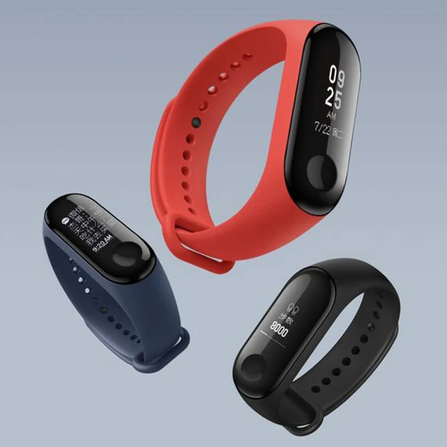 Оригинальный фитнес трекер Xiaomi Mi Band 3 монитор сердечного ритма 0 78 ''OLED дисплей