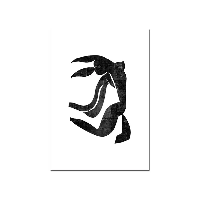 Picture 2 Matisse Art абстрактная женщина холст плакат черный белый современный минималистичный принт декоративная картина рисунок на стену Скандинавское украшение - Цвет: Picture 2