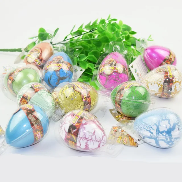 1Pcs Random Color 1 шт. Средний Kawaii волшебное высиживание и выращивание динозавра яйца добавить воды растущий динозавр Новинка кляп игрушки для детей развивающие игрушки - Цвет: 1Pcs Random Color