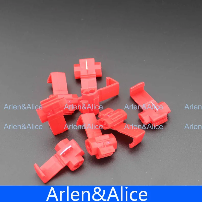 

500 pcs Wire terminals quick wiring connector cable clamp AWG 22-18