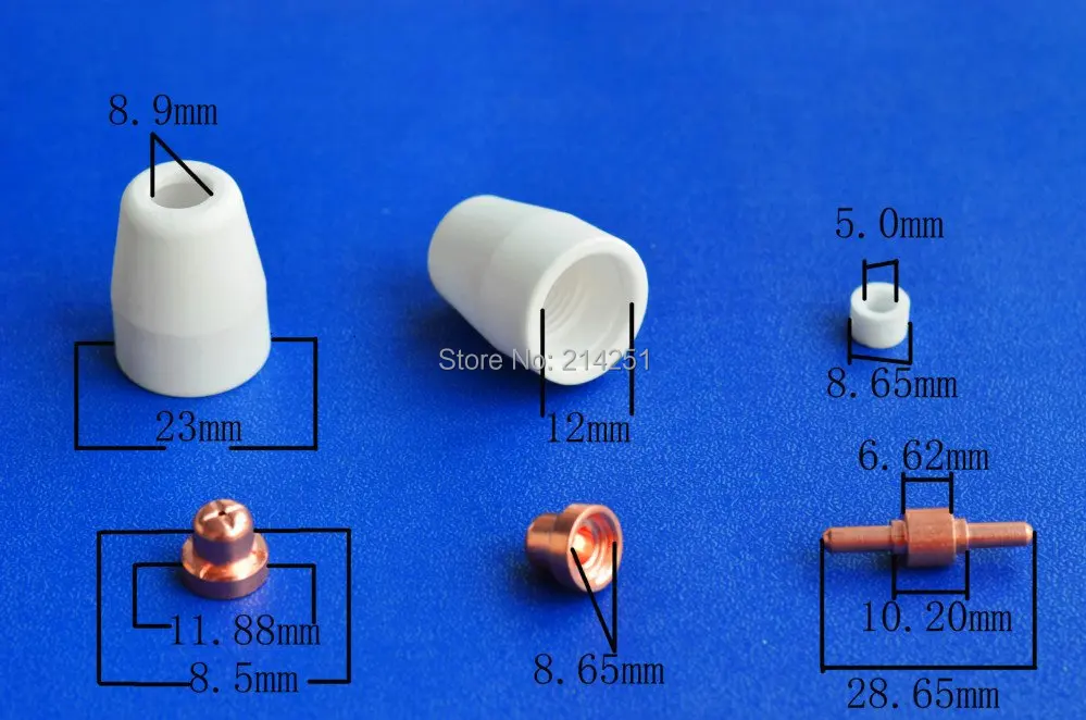 60 шт. расходные материалы для плазменной резки Lg 40 Air Cut30/40/50d Pt 31/416/520|plasma cutter