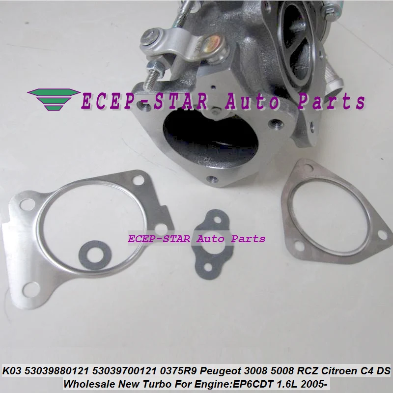 TIAO JIA K03 0104 53039880104 53039700104 Турбо для Peugeot 207 308 3008 5008 RCZ Citroen DS 3 C4 EP6DT EP6CDT 1 6 л THP