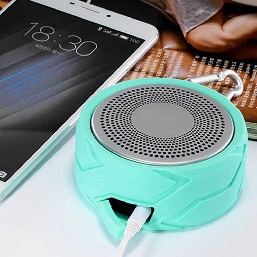 Портативная Водонепроницаемая беспроводная Bluetooth колонка стерео музыкальный