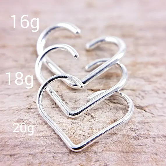 Серьги-спиральные с розовым сердечком 2 шт. | Украшения и аксессуары