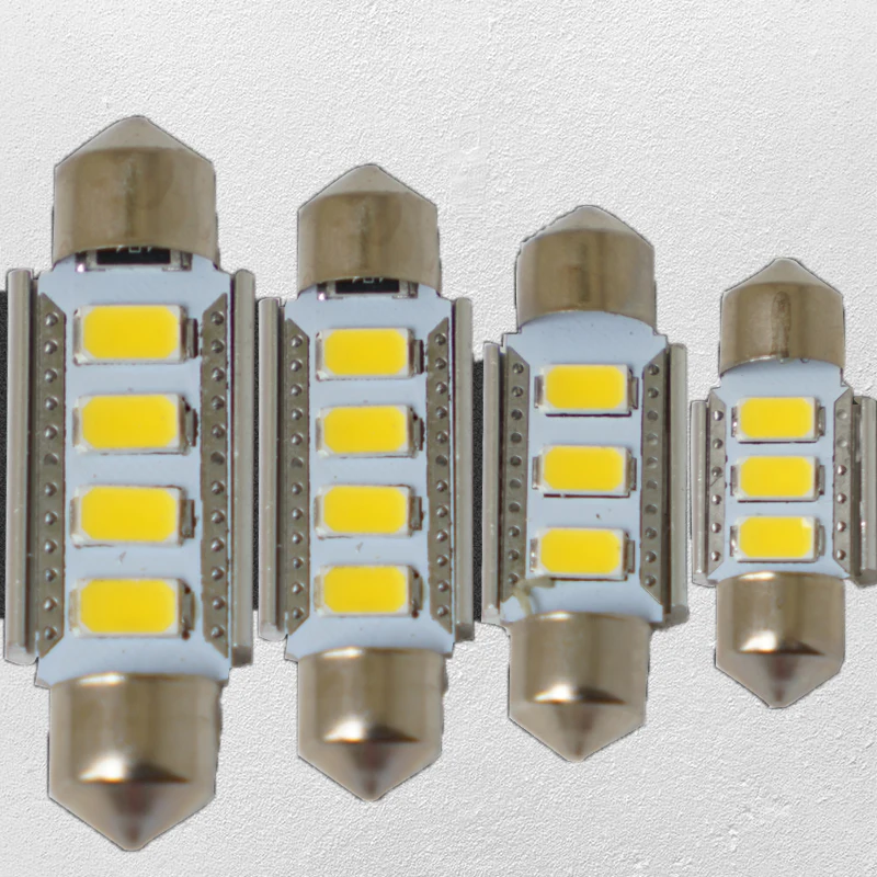 4 шт. теплый белый Canbus C5W 31 мм 36 мм/39 мм/41 3 4-5730-SMD светодиодный светодиодных