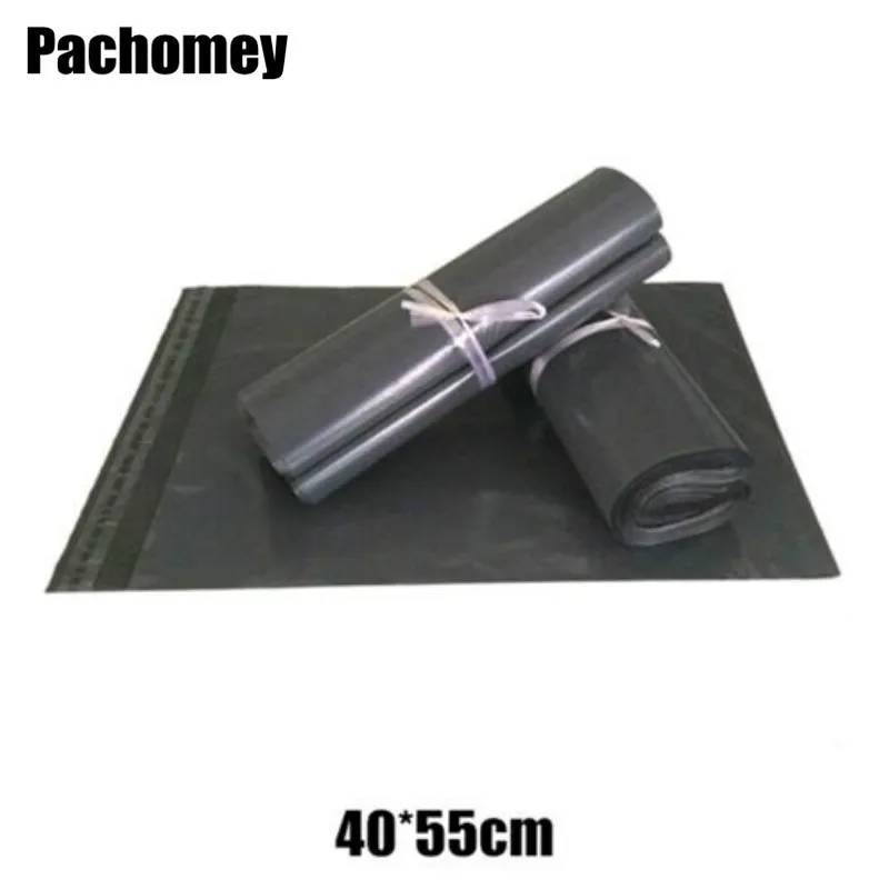 Серый 40*55 см самоклеющиеся почтовые пакеты поли конверт курьерская почтовая