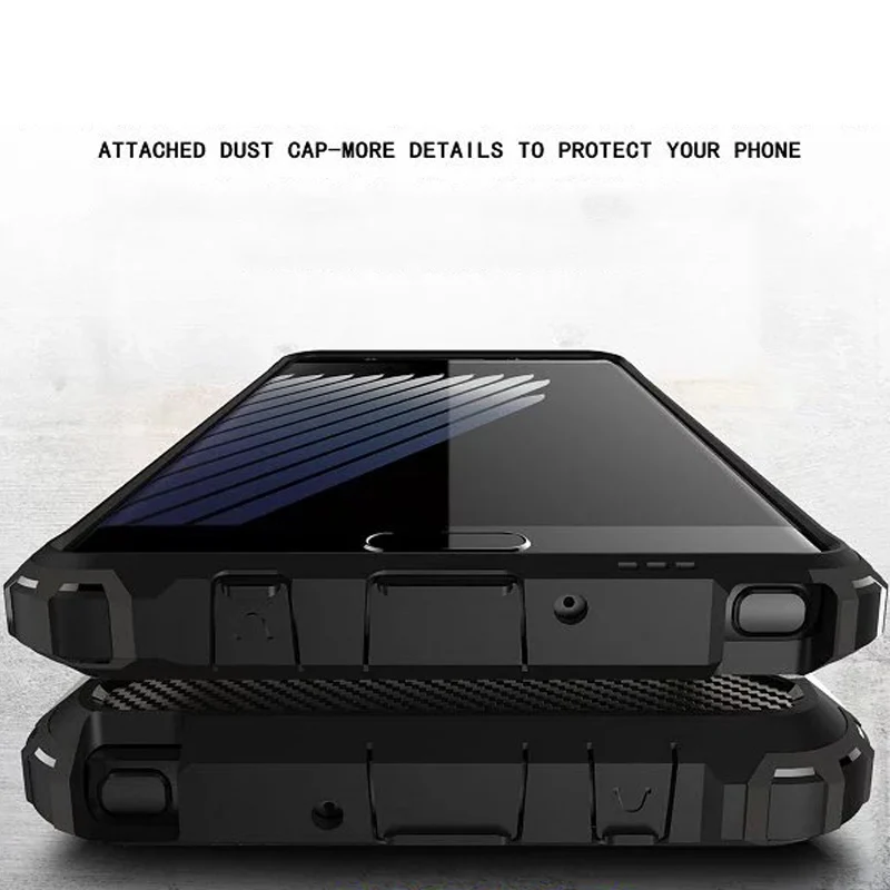 HYSOWENDLY Armor чехлы Чехол для samsung Galaxy Note 4 N9100 случаях кремния гибридный жесткий PC