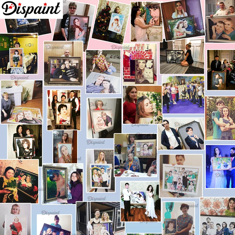 Необычная фотография на заказ алмазная картина вышивка крестиком полный