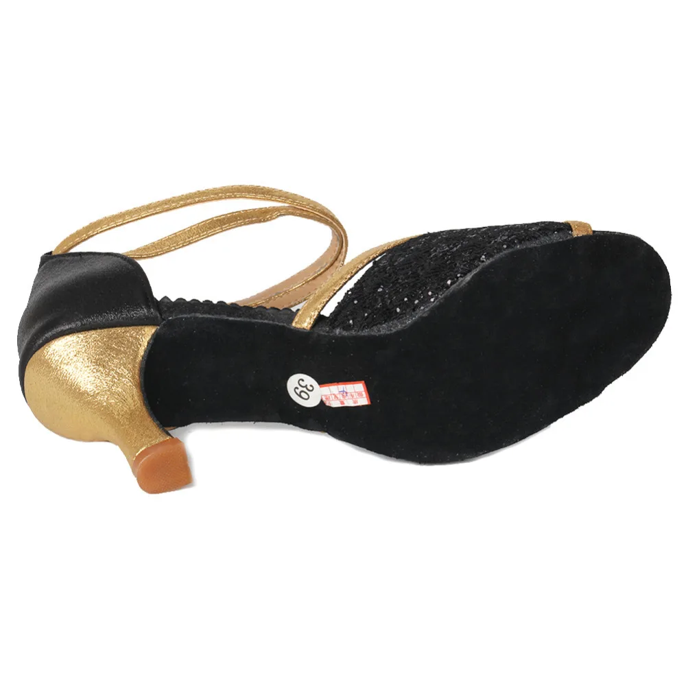 Женская бальная обувь для латиноамериканских танцев красного черного белого