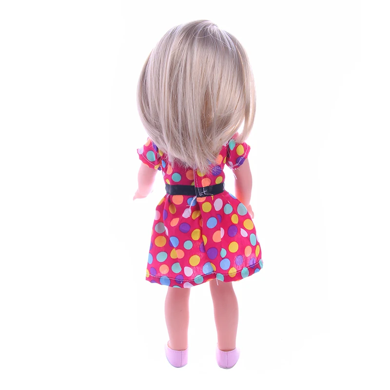 Luckdoll 12 стилей кукольная одежда выбрать(изящное платье и довольно костюм) подходит для 14,5 дюймов Wellie благожелателей куклы, одежда Стенд 10 шт./упак