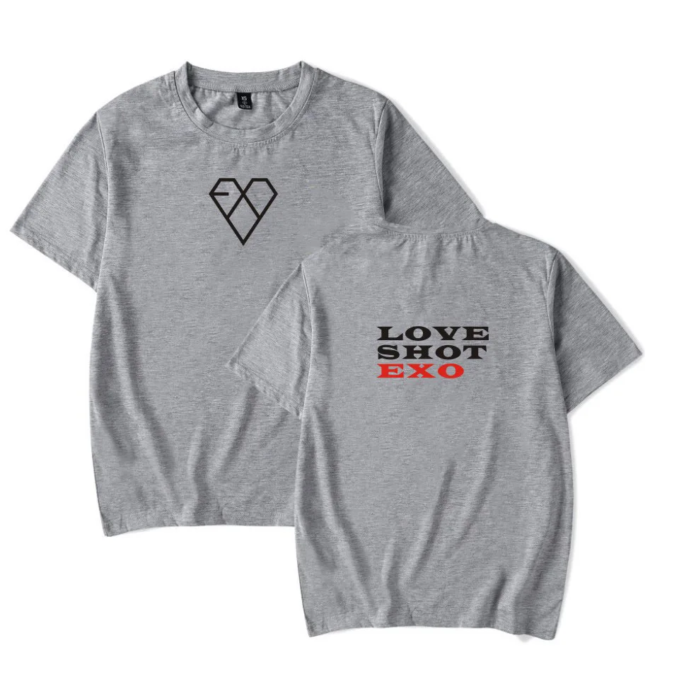 EXO Kpop korean loose casual Short Sleeve kawaii TShirt Women Cartoon T Shirt Tops Summer streetwear tee shirt female Clothes | Женская