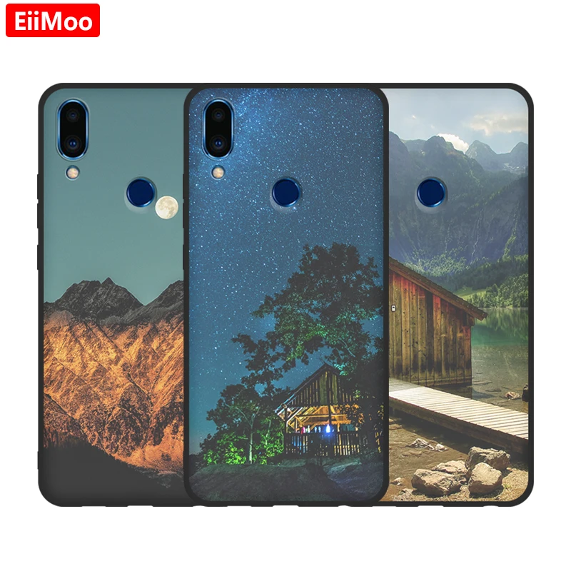 Чехол EiiMoo для телефона Meizu Note 9 чехол с модным принтом мягкий черный силиконовый