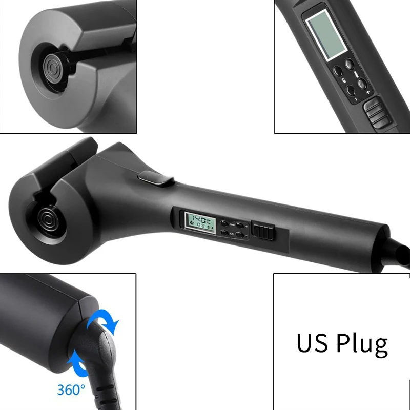 ЖК Автоматическая завивка для волос цифровые инструменты укладки Электрический