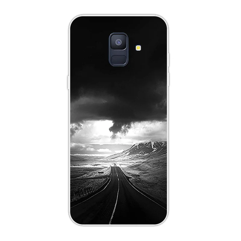 22 Полный протектор мобильного телефона для samsung A600G Прозрачный чехол для Galaxy SM-A600FN, A600FN Модный милый силиконовый чехол с принтом - Цвет: 22