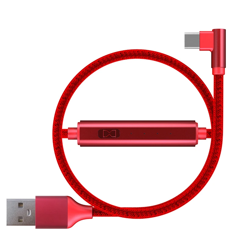 

[В 2 упаковках] a коленчатый разъем USB Type C с кабелем синхронизации с переключателем светодиодный светодиодным таймером для Android мобильный телефон