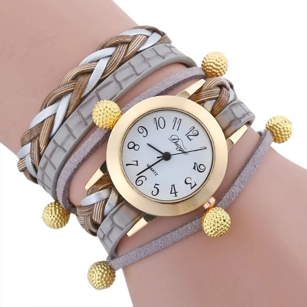 Женские часы с браслетом Golden Ball этнический Ветер круг женские кварцевые модные