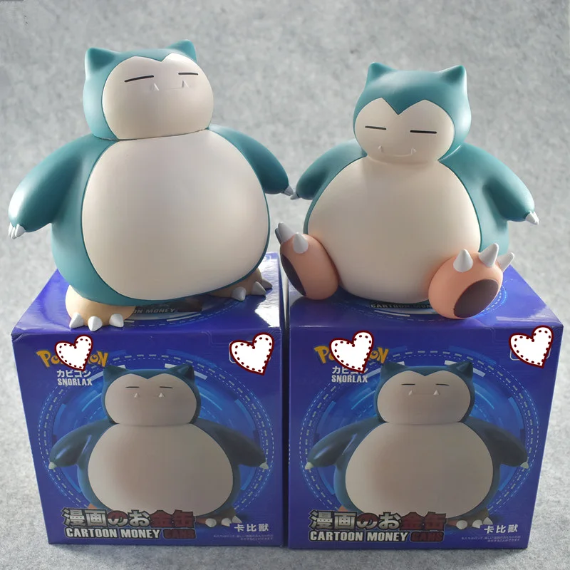 

Snorlax Model Doll Piggy Bank Kabigon Figure Cartoon Money Box Kids Toys Gift Toys For Children 16cm