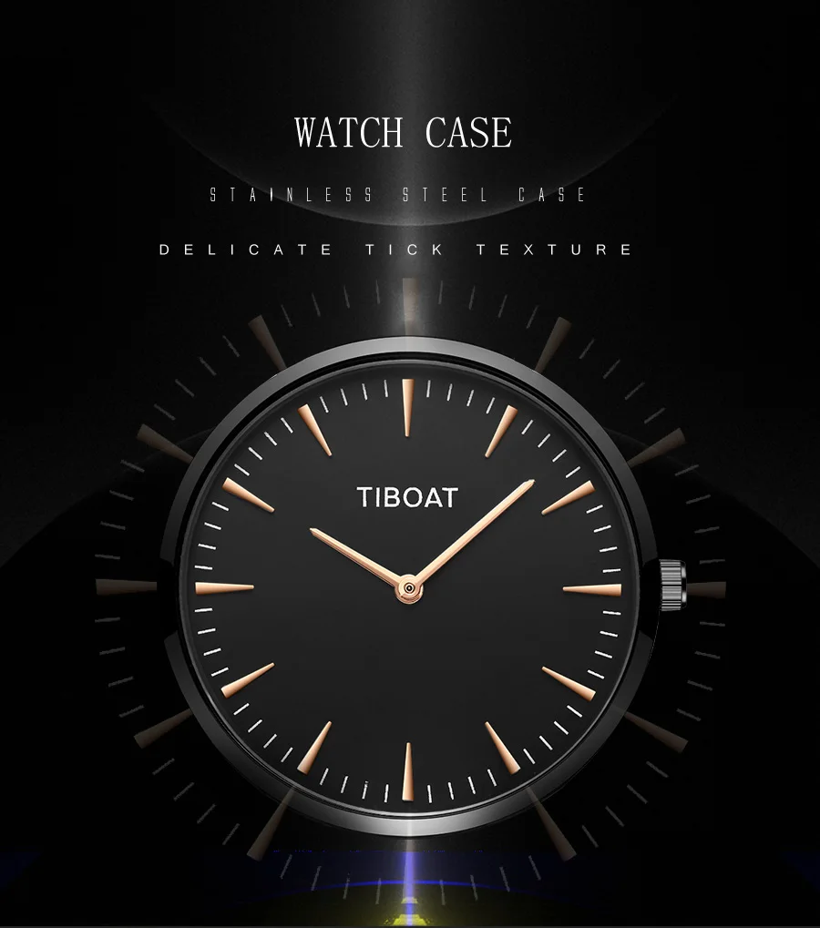 TIBOAT, модные мужские часы, Топ бренд, Роскошные Кварцевые часы для мужчин, повседневные, тонкие, сетчатые, стальные, водонепроницаемые, спортивные часы, Relogio Masculino