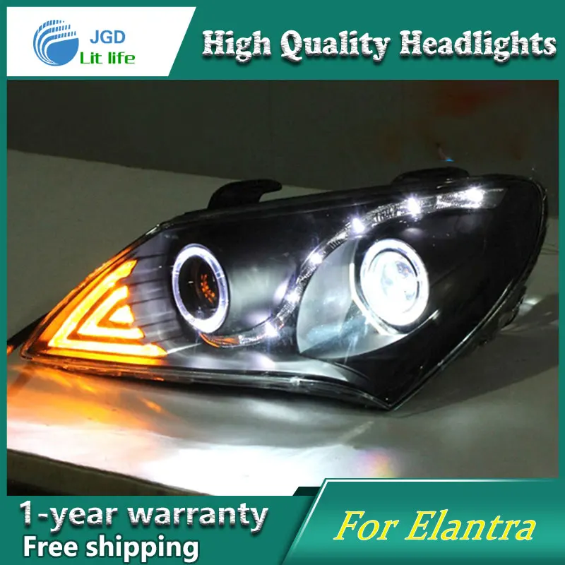 Высококачественный чехол для стайлинга автомобиля Hyundai Elantra 2008 2010 фары