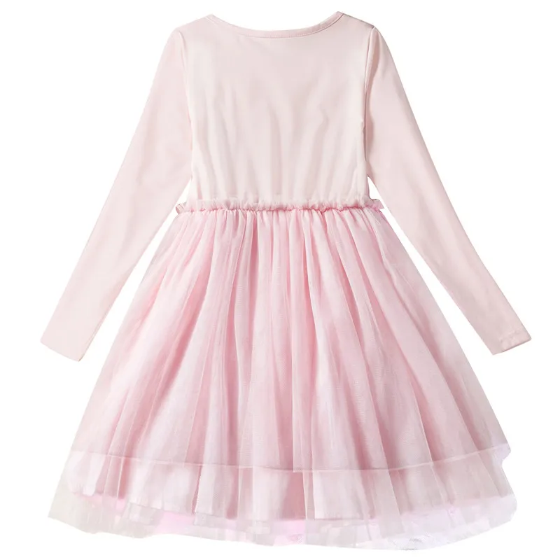New Girls Rainbow Unicorn Dress Carnival Party For Kids Clothes 2020 Children Cute Pony Birthday Baby Dresses | Детская одежда и