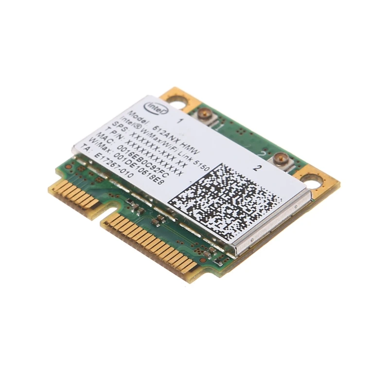Для беспроводной Wi Fi карты Intel 512ANX HMW WiMax/WiFi Link 5150 Half Mini PCI E|Сетевые карты| |