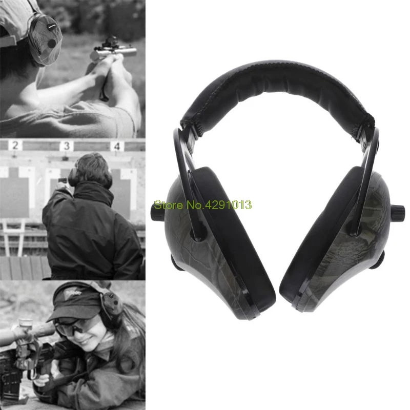 Electronic Ear Muff Headphones Gun Shooting Protection Hunting Plugs Outdoor Drop Shipping Support