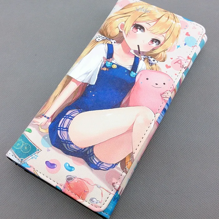 Женский Длинный кошелек клатч IDOLM @ STER с рисунком аниме Hoshii Miki|Мужские кошельки| |