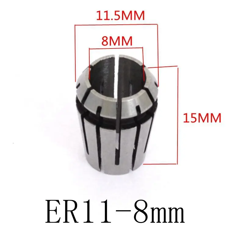 

ER11collet chuck 1-8mm 1/4 1/8 3.175 6.35MM CNC machine tool chuck Er series milling machine spindle fixture