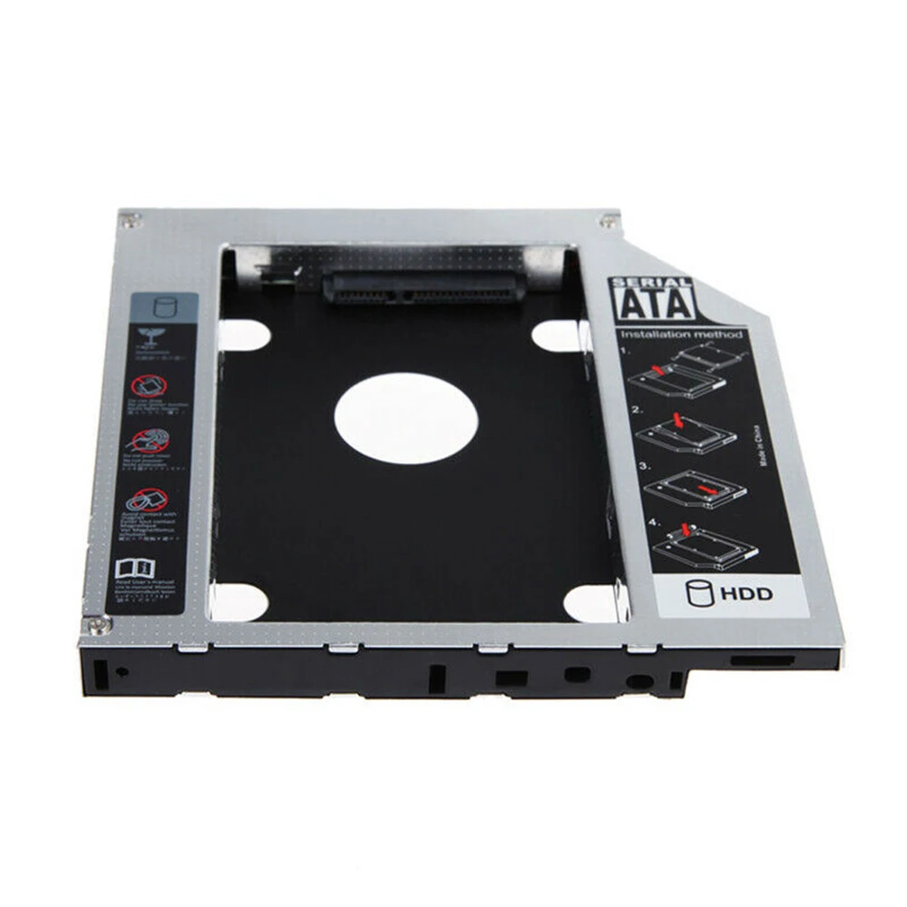 Жесткий диск Caddy Новый горячий 9 5 мм Универсальный SATA 2nd HDD SSD жесткий для CD/DVD ROM