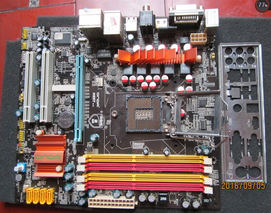 Б/у оригинал для материнской платы Onda H55T VGA + DVI HDMI 1156 DDR3 H55 | Компьютеры и офис