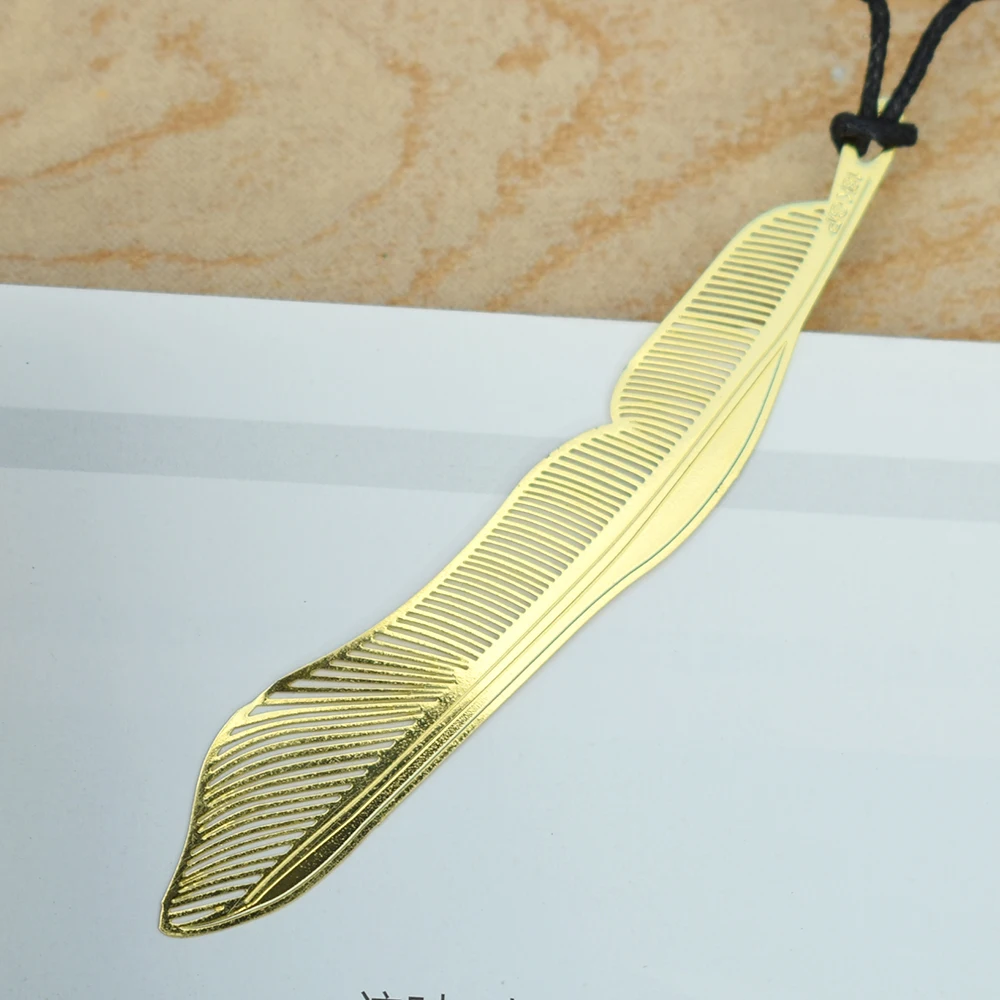 Креативный металлический с серебряным покрытием Закладка перо в китайском винтажном стиле страничная