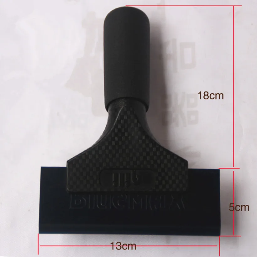 

100pcs Qili QH-19 Automobile water Cleaning Tool 13CM Handle Dichotomanthes Scraper Blue Max Rubber blade Importe Power Squeegee