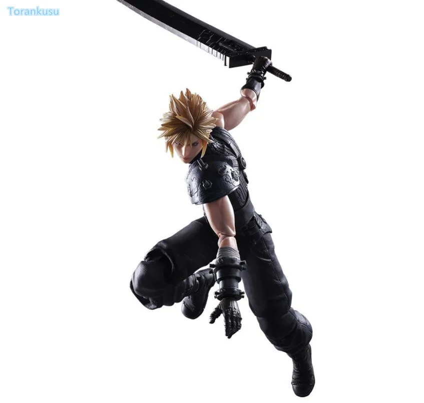 Final Fantasy фигурку Клауд страйф Final Fantasy VII 2nd Играть Искусство Kai Коллекция Модель игрушки 260 мм Final Fantasy VII Клауд страйф Final Fantasy VII Playarts PA24