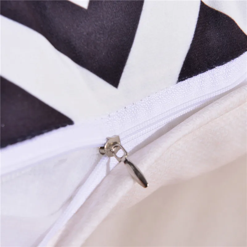 Hap deer новинка 2019 Декоративные Чехлы для подушек черно белые золотые листья любви