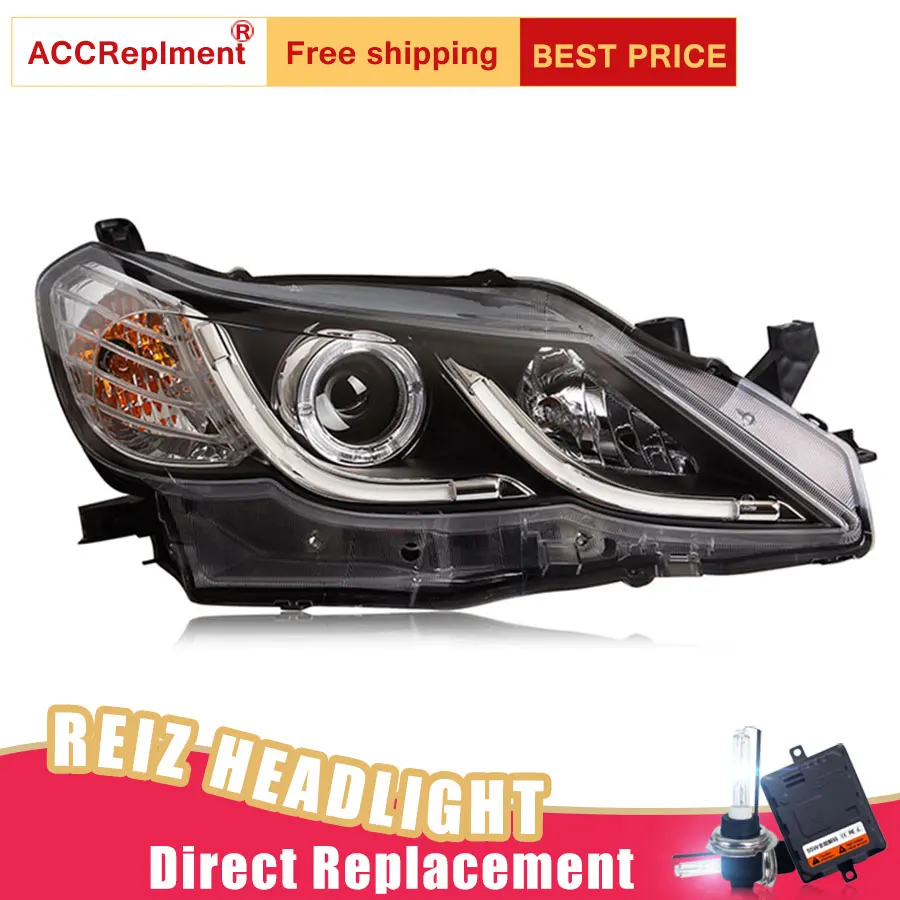 

2Pcs LED Headlights For Toyota reiz 2010-2012 led car lights Angel eyes xenon HID KIT Fog lights LED Daytime Running Lights