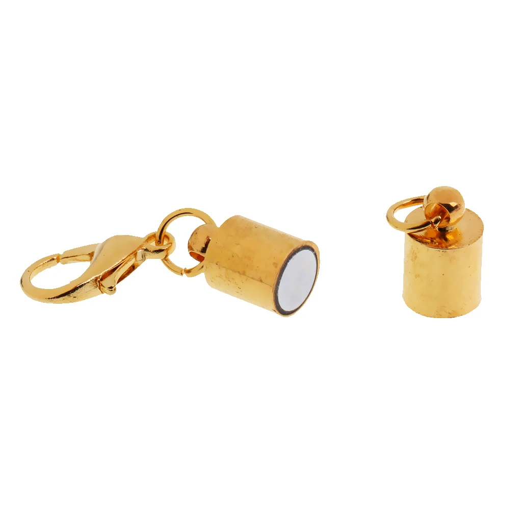 

10pcs Magnetic Lobster Clasps Cylinder Magic Clever Clasp Converter Connector DIY Jewelry Making
