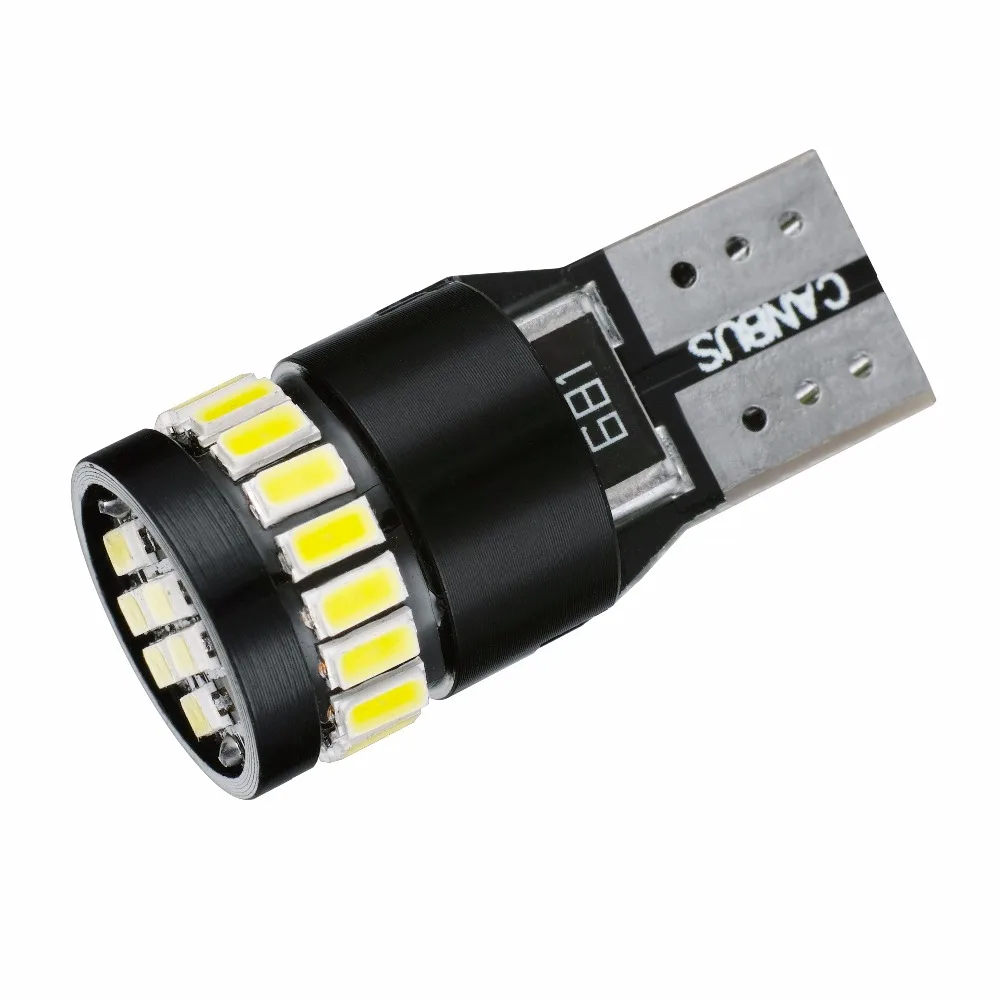 AGLINT 2 шт. T10 CANBUS без ошибок 168 2825 W5W 3014SMD 24 светодиода для внутренних боковых