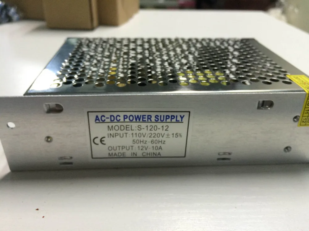 Новый 50 шт. 120W 12 V 10A источника питания Малый Объем Один вольт Выход коммутации для