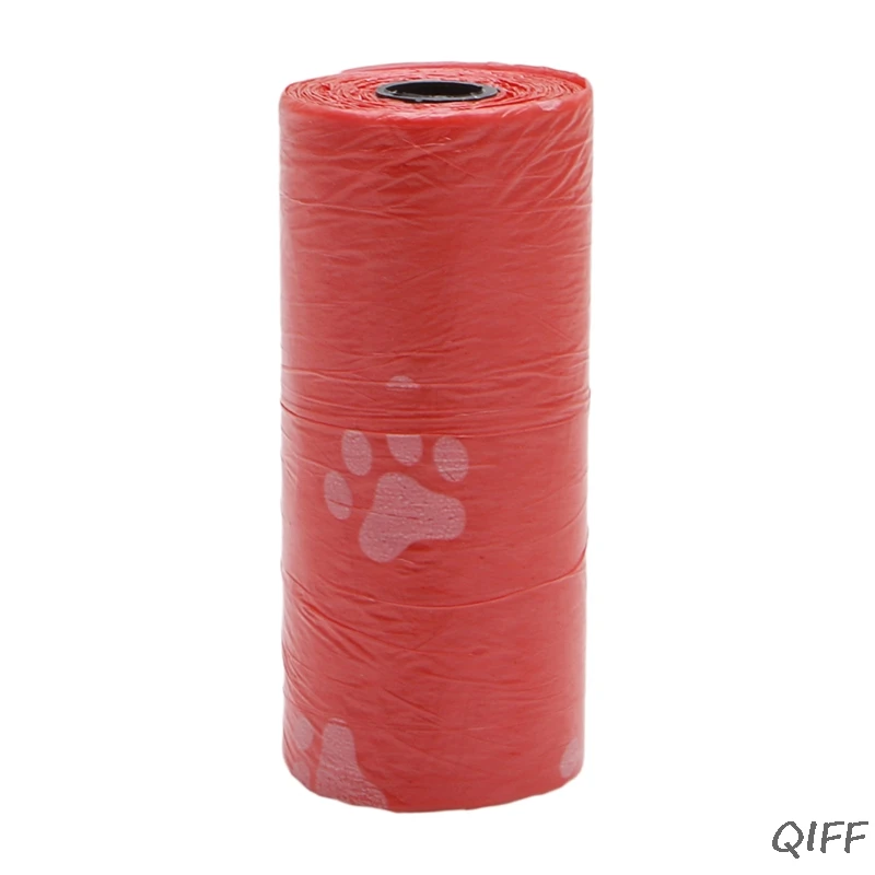 R Pet Dog Waste Poop Bag Poo Printing Degradable Clean-up - Color: R