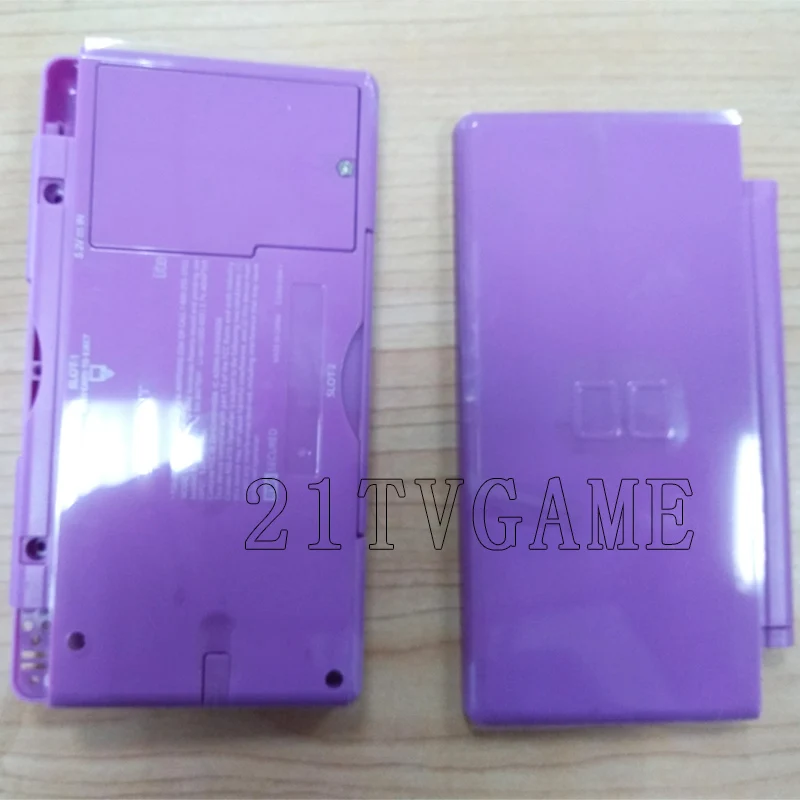 Абсолютно фиолетовый цвет полный набор оболочки для nintendo DS Lite/Чехол/оболочка Замена корпуса для DS Lite