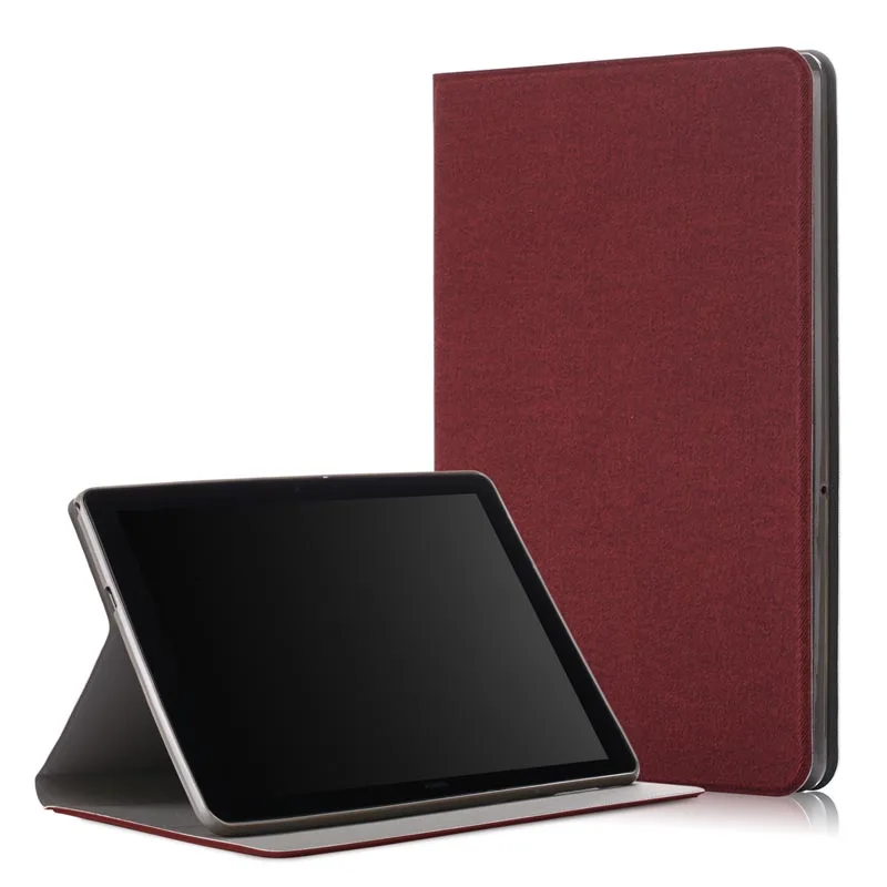 Jujube Red Чехол для huawei MediaPad T5 10,1 дюймов, мягкая задняя крышка из ТПУ для планшета huawei MediaPad T5 10, чехол AGS2-W09/L09/L03/W19 Fundas - Цвет: Jujube Red