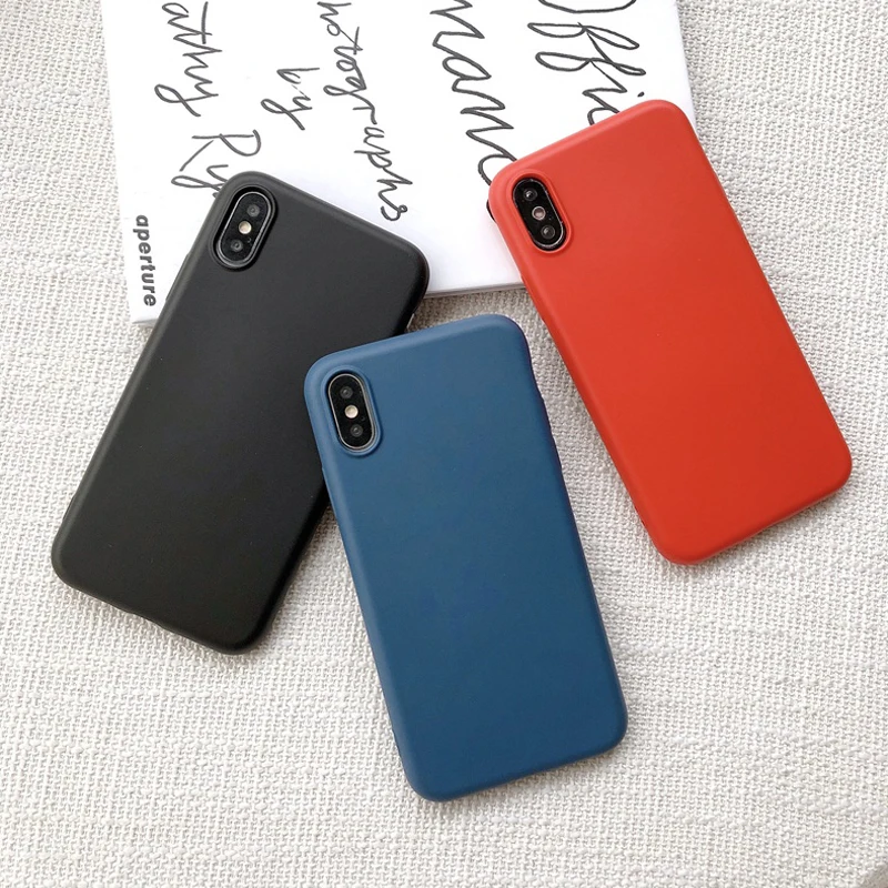 Силиконовый чехол для iPhone X XS XR Max ультра тонкий телефона 8 7 6 6S Plus мягкий ТПУ