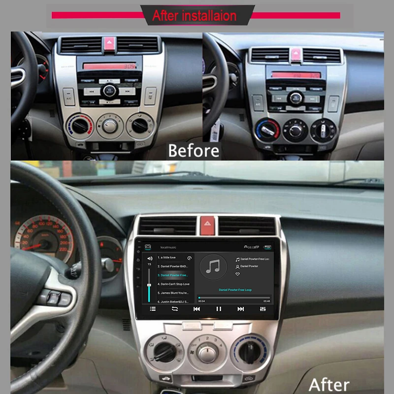 2 Din 10 1 &quotсенсорный экран мультимедиа для Android плеер gps навигация Navi 2011 2012 2016 Honda CITY