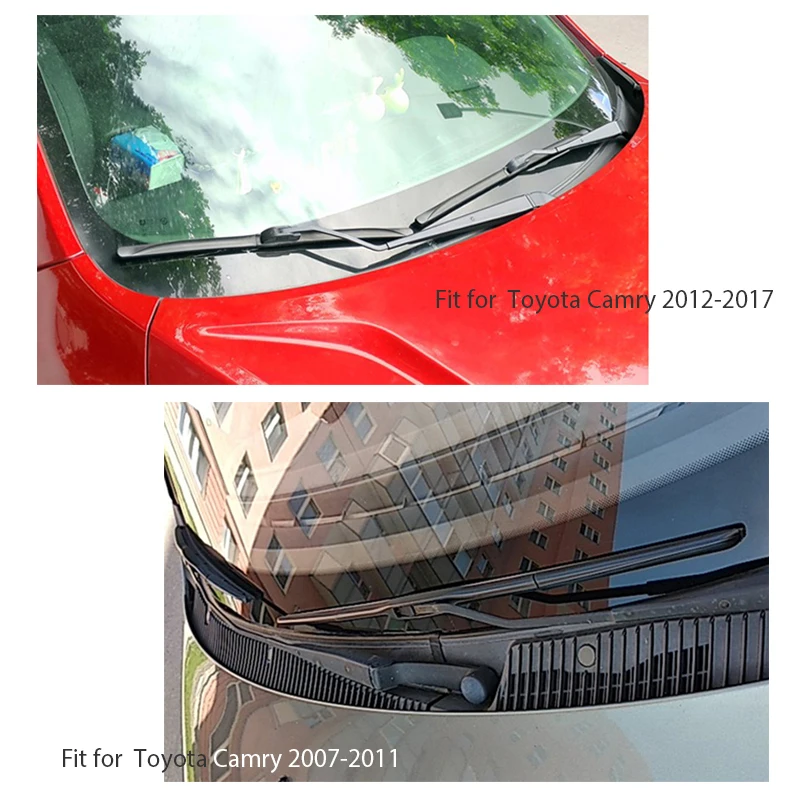 Резиновые передние щетки стеклоочистителя для Toyota Camry 2017 2016 2015 2014 2013 2001