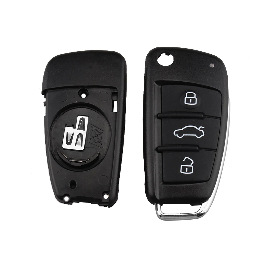 Stenzhorn 3 кнопки Складные Флип удаленный ключевой Shell для Audi A2 A3 A4 A6 A6L A8 Q7 TT Quattro