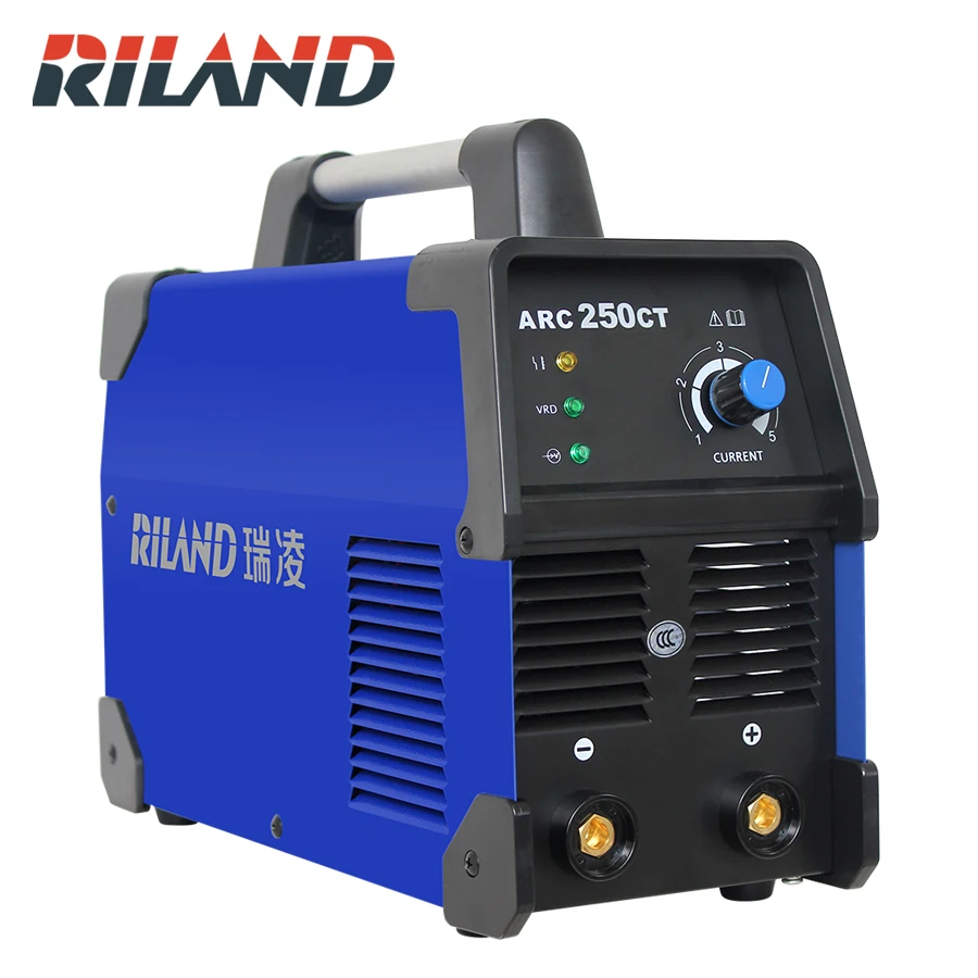 RILAND ARC 250CT мини-портативный дуговой сварочный аппарат 220 В IGBT MMA однофазный для
