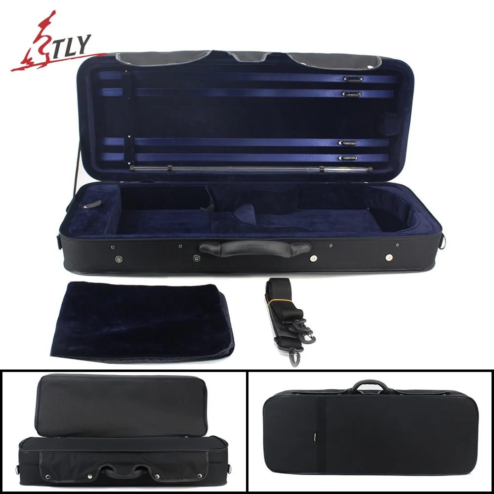 

TONGLING Black Canvas Shockproof Viola Case for 15-16.5" Viola